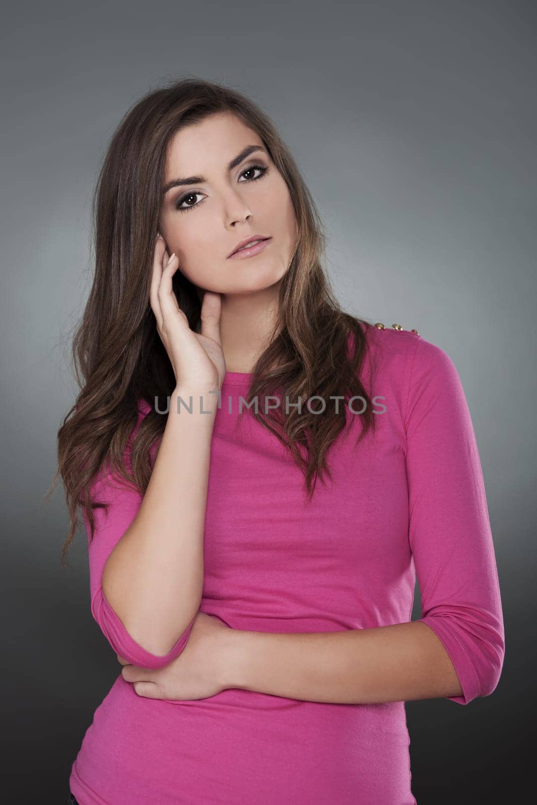 Portrait of beautiful woman