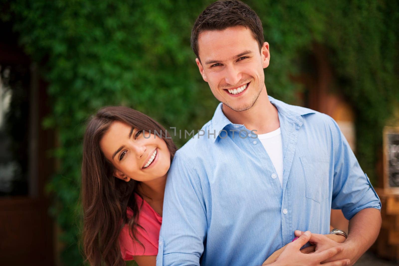 Happy and beautiful young couple