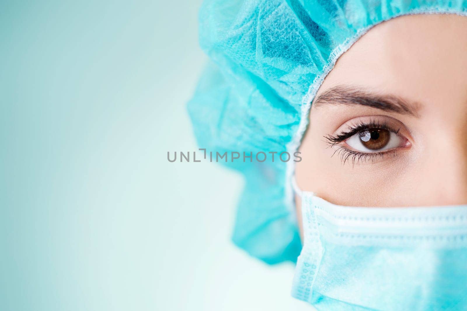 Close-up of young doctor