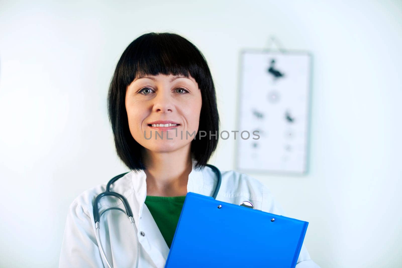 Female doctor smiling