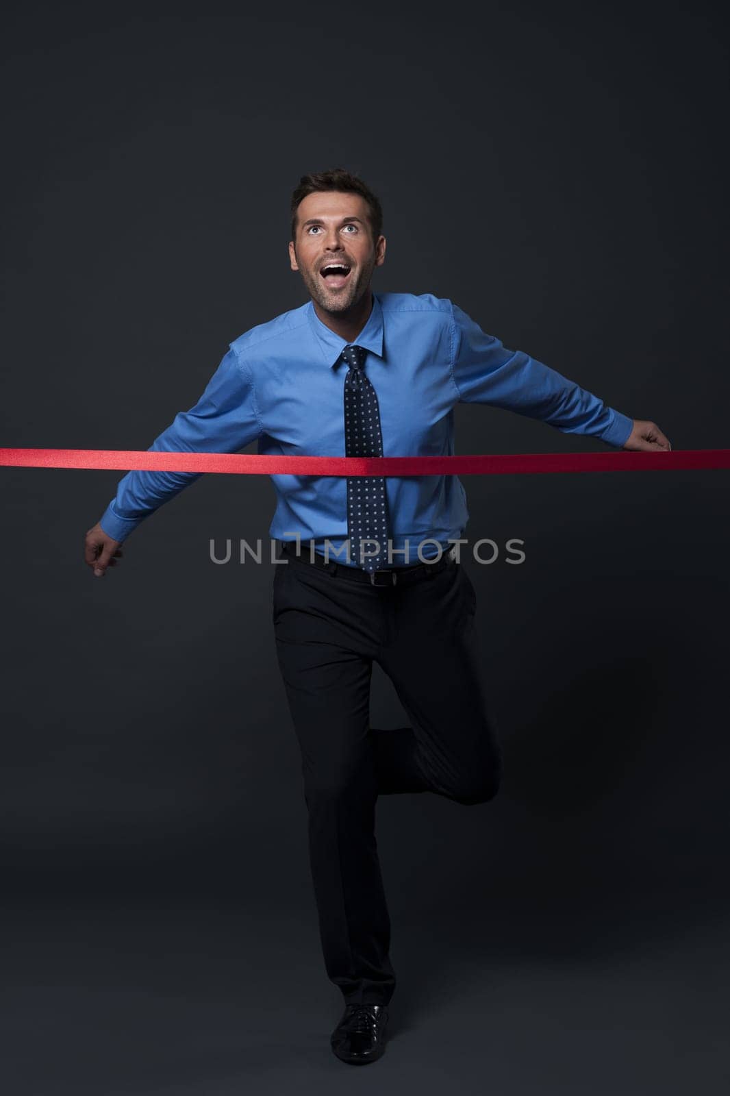 Businessman achieved his business goals
