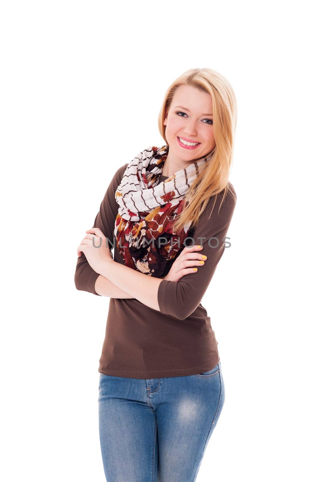 Portrait of attractive young woman