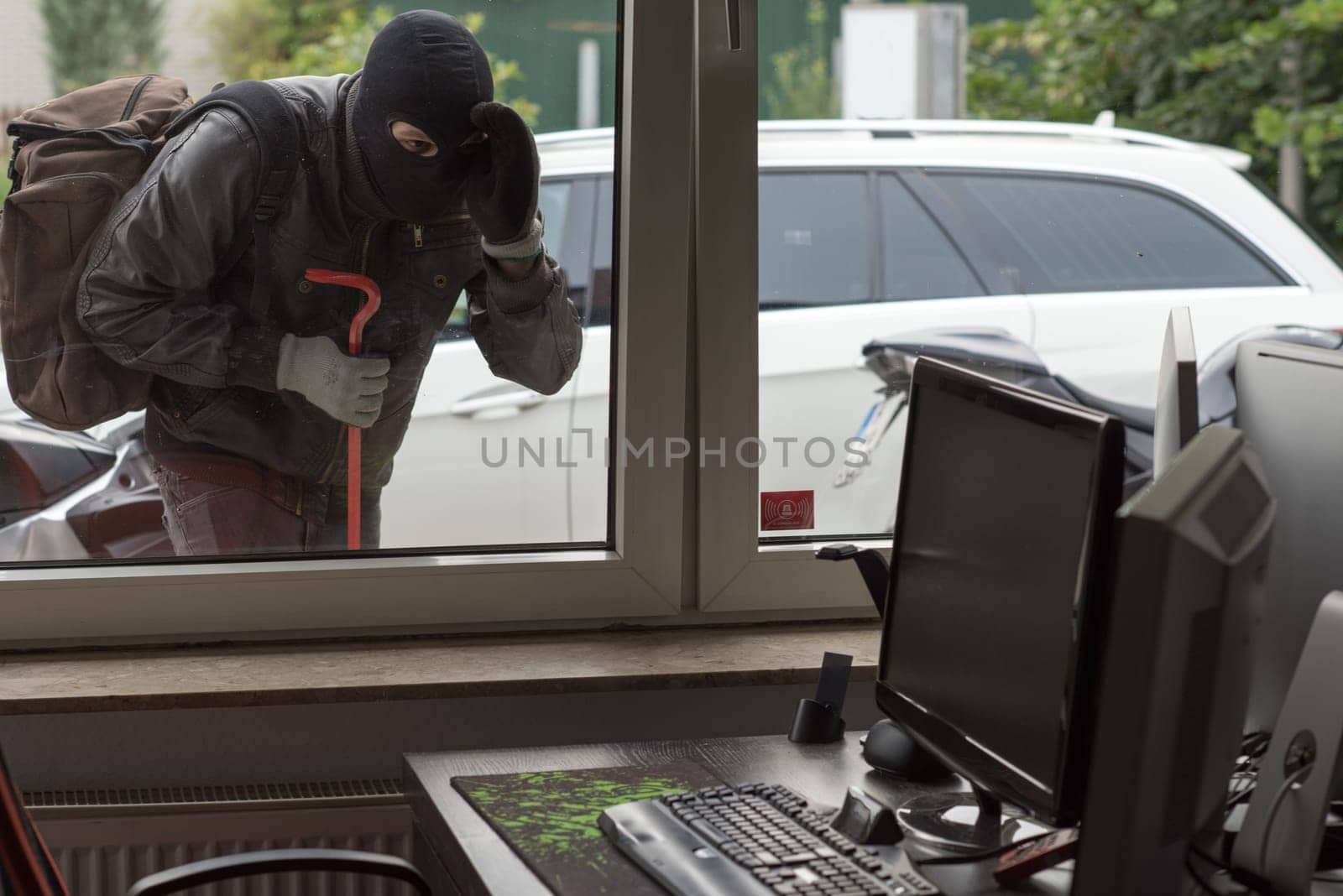 Breaking into an office