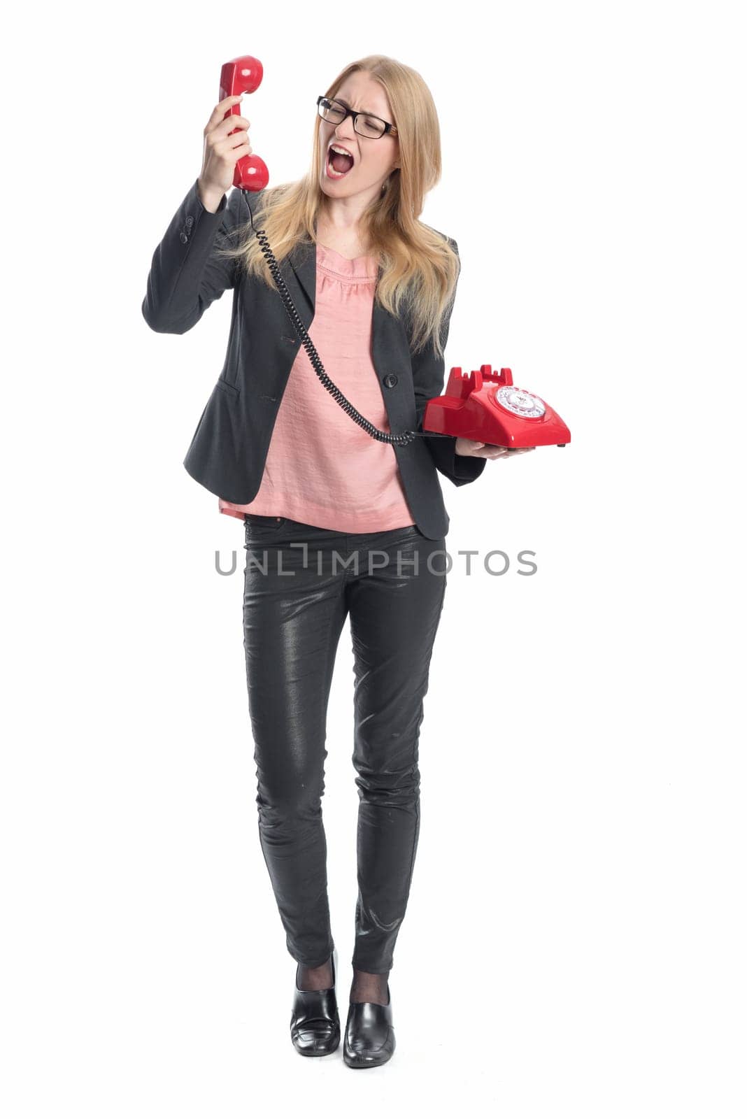 Businesswoman on the phone