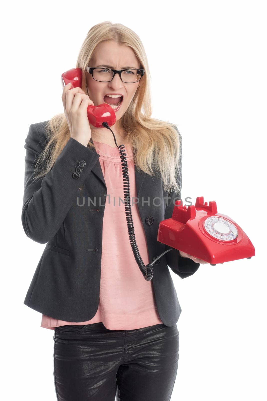 Businesswoman on the phone