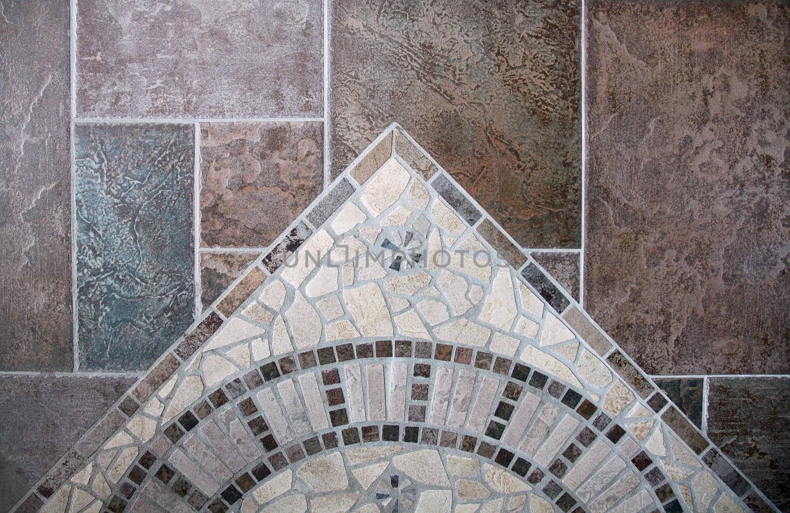 Mosaic and floor tiles