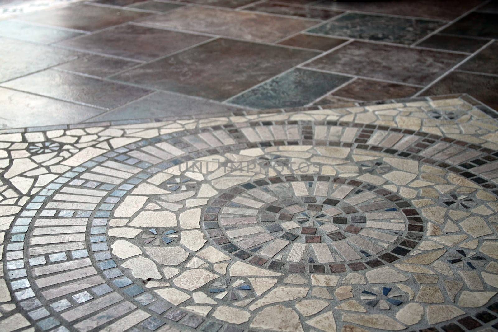 Mosaic and floor tiles