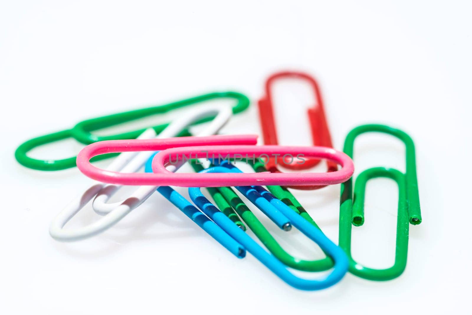 colorful paper clips