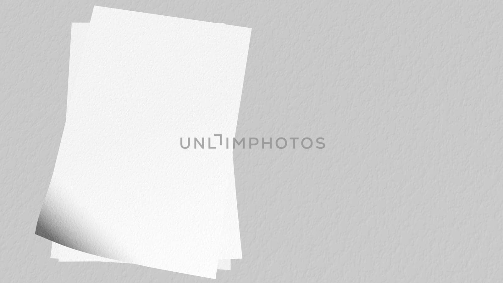 Empty paper sheet for adv or others purpose use