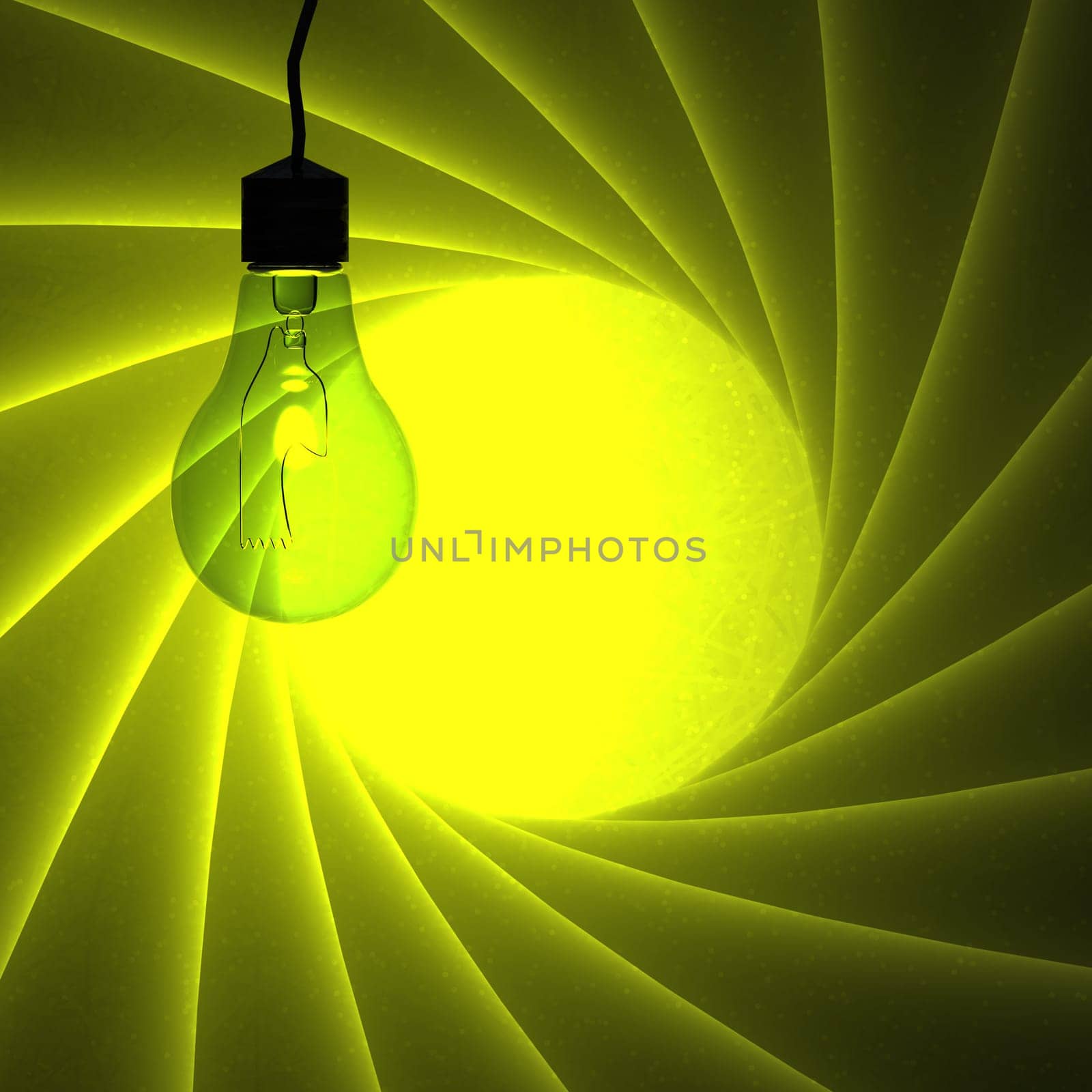 light blub with nice background color for adv or others purpose use