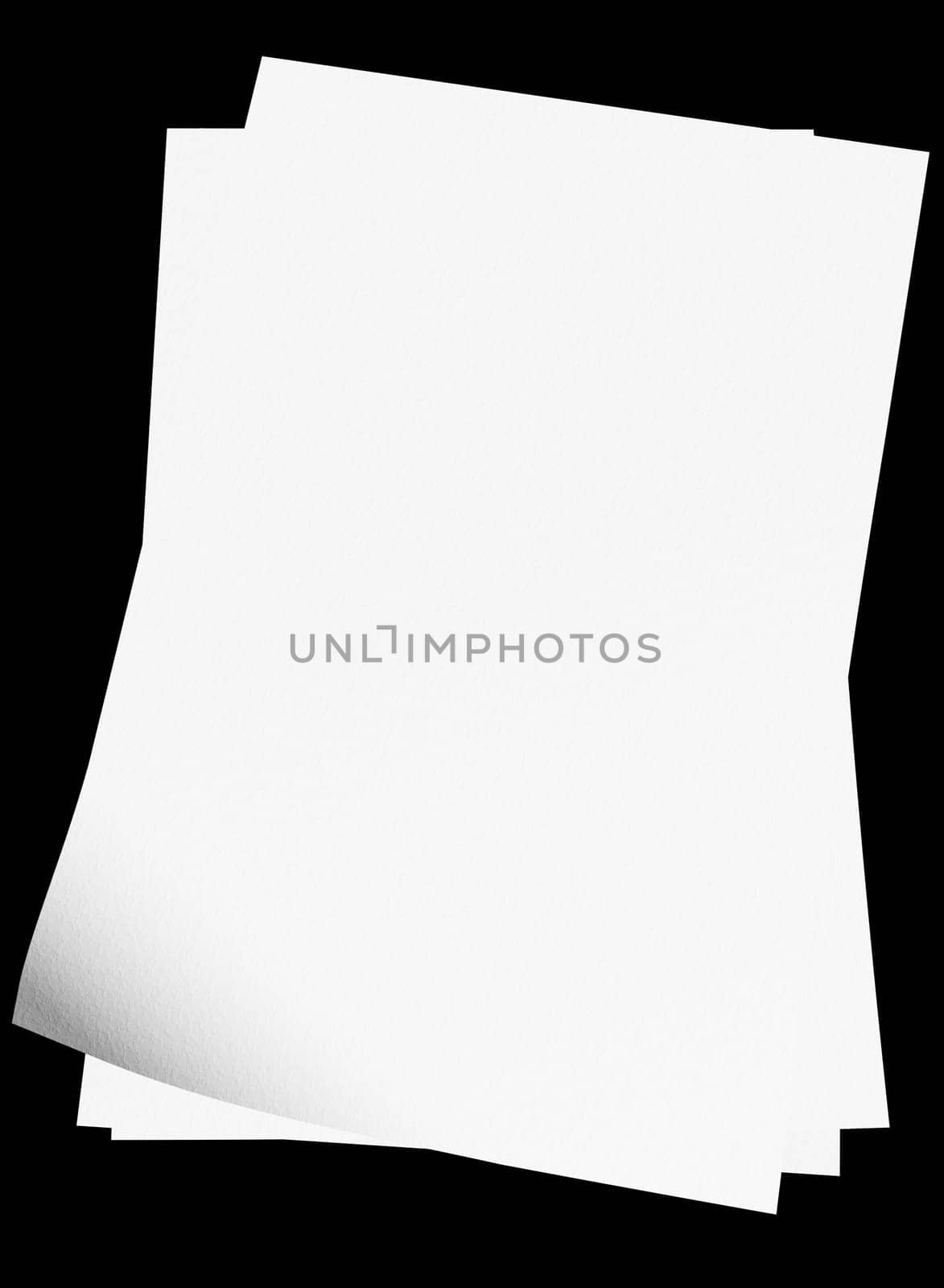 Empty paper sheet for adv or otehrs purpose use