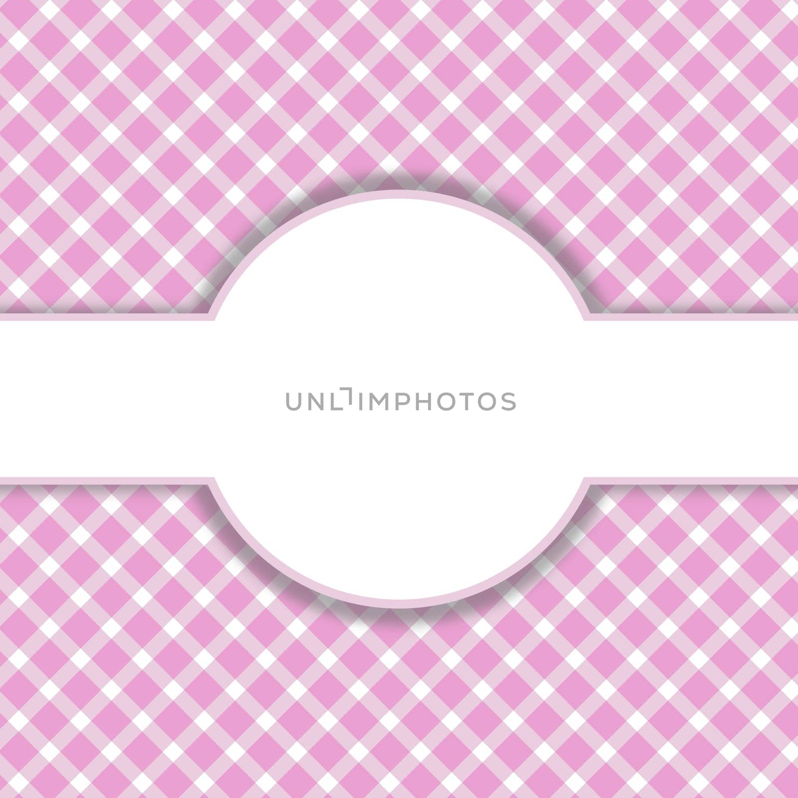 Pink and white pattern with free space for text