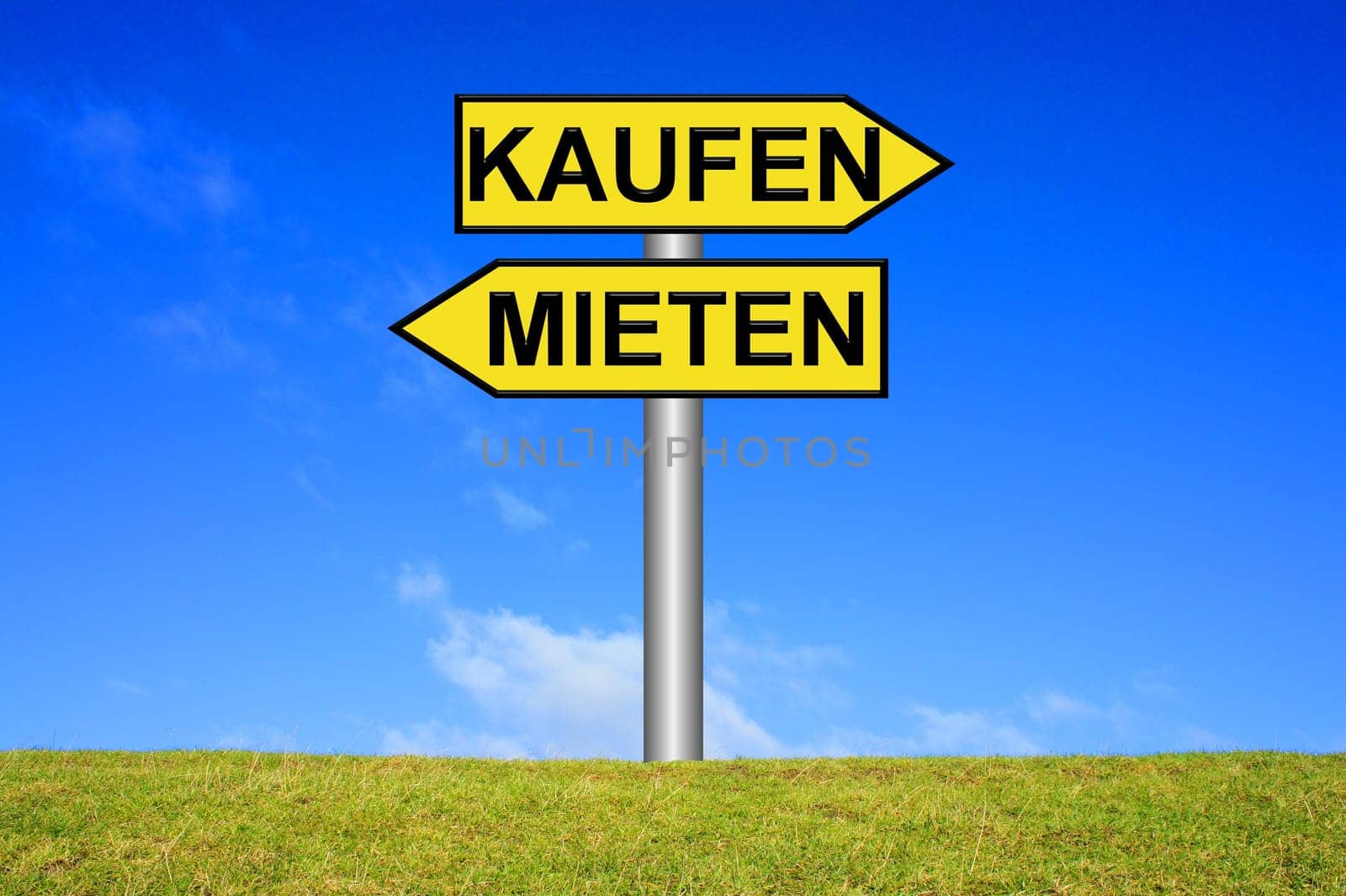 Signpost: Buy or rent