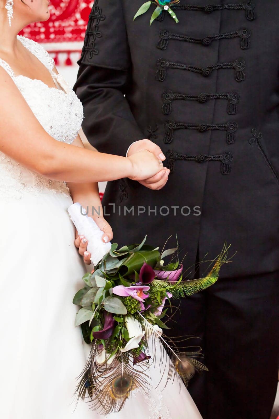 Wedding ceremony in catholic church