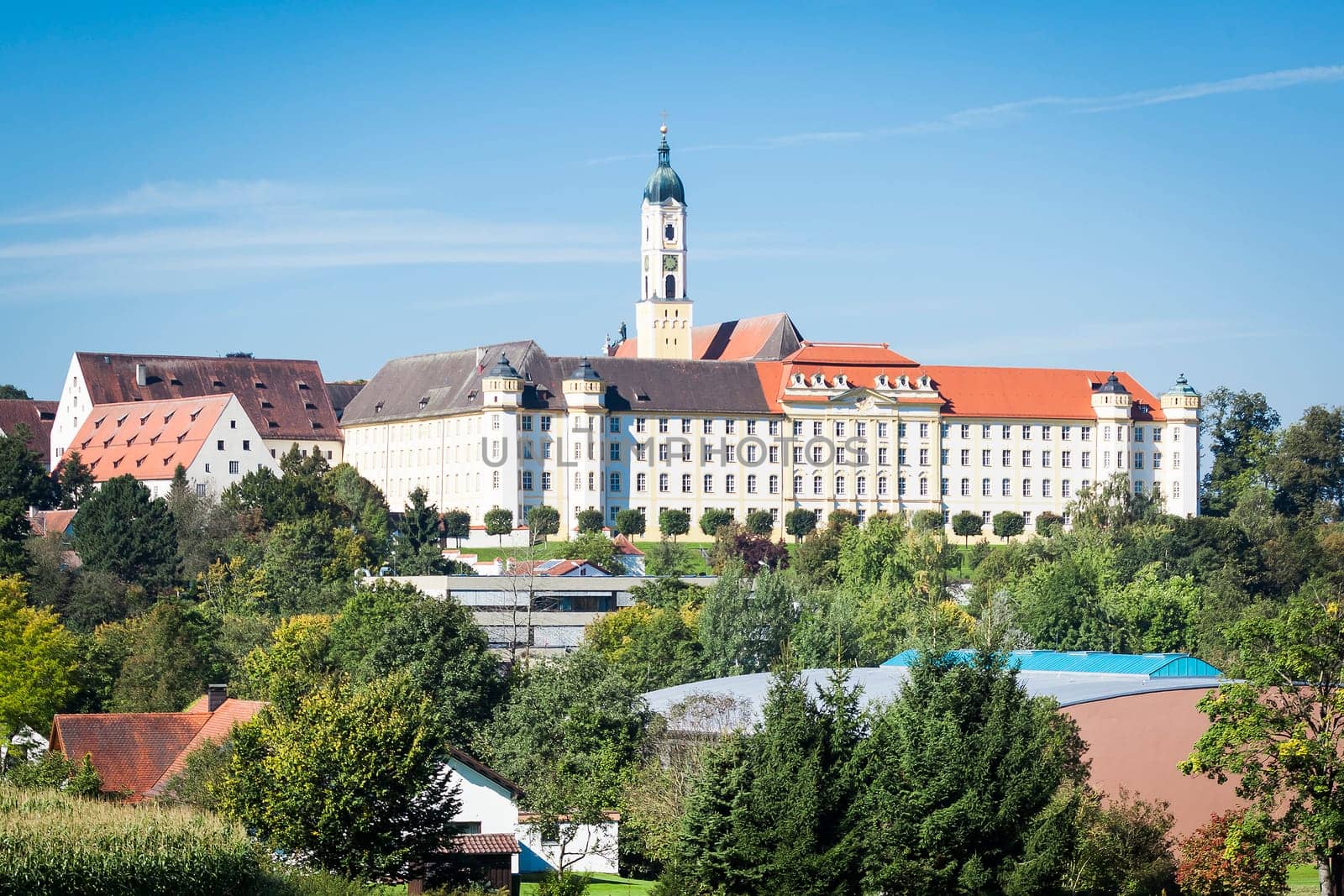 An image of the beautiful monastery in Ochsenhausen Bavaria Germany