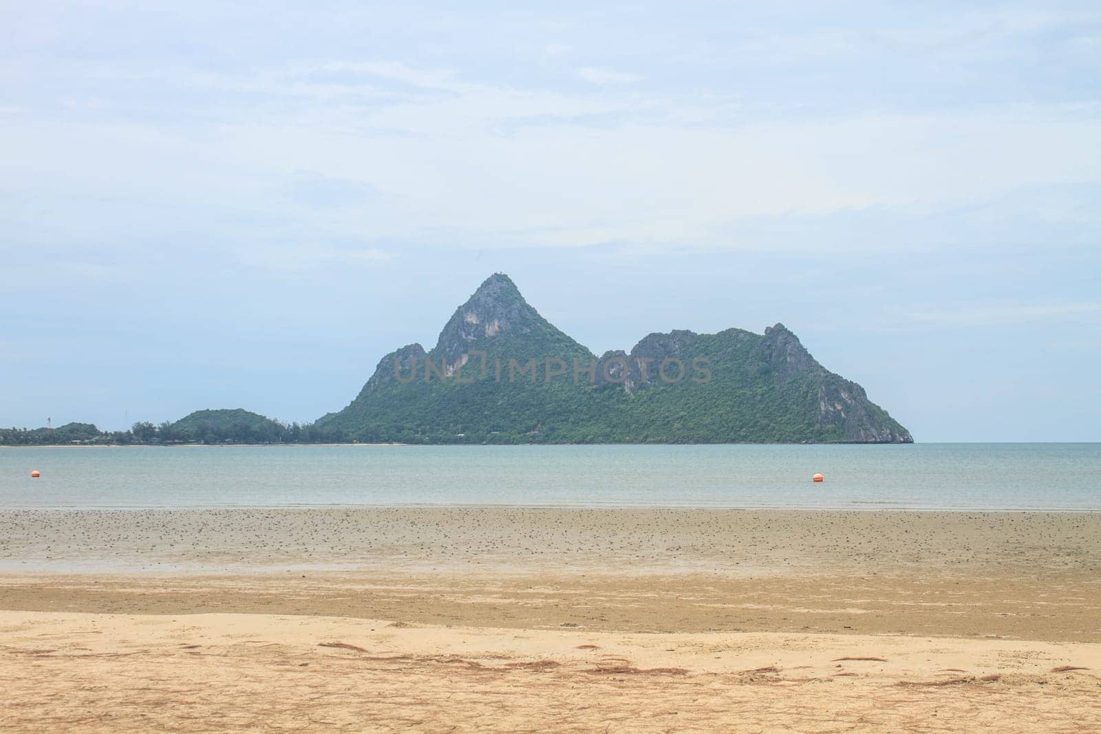 beautiful beach and tropical sea in summer