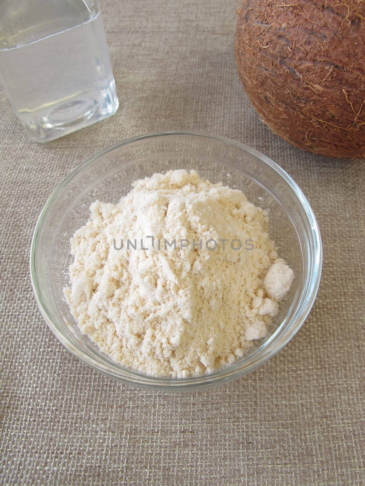 Coconut flour and coconut oil