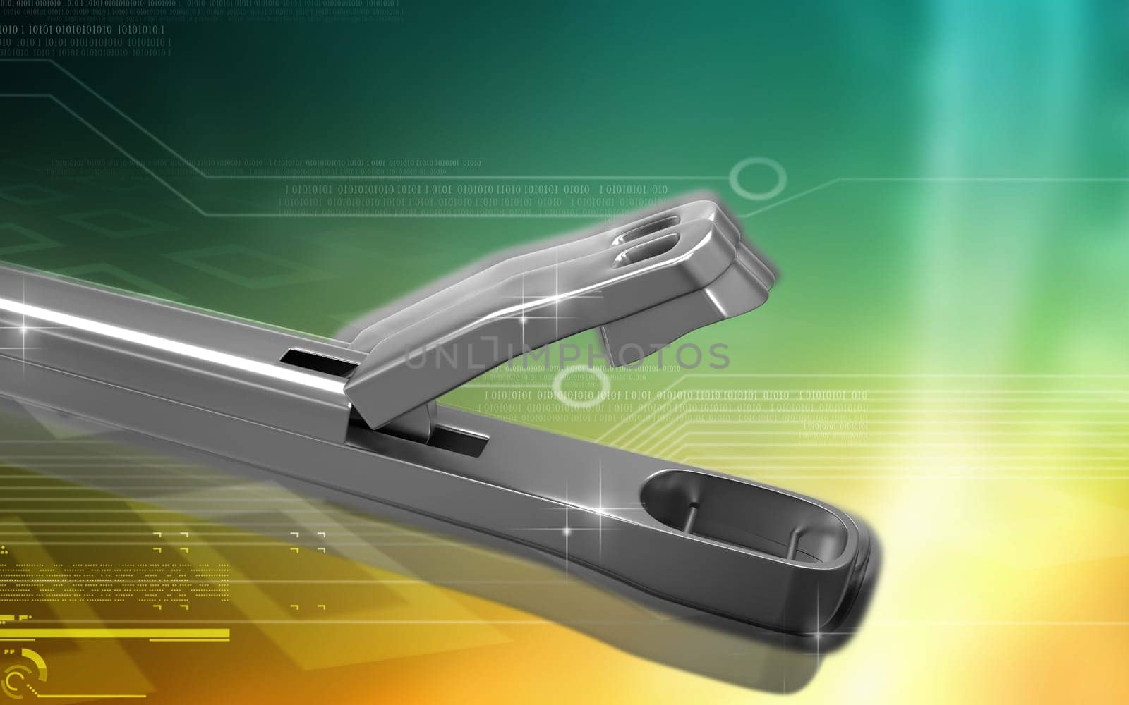 Digital illustration of Tischler Tip up colour background