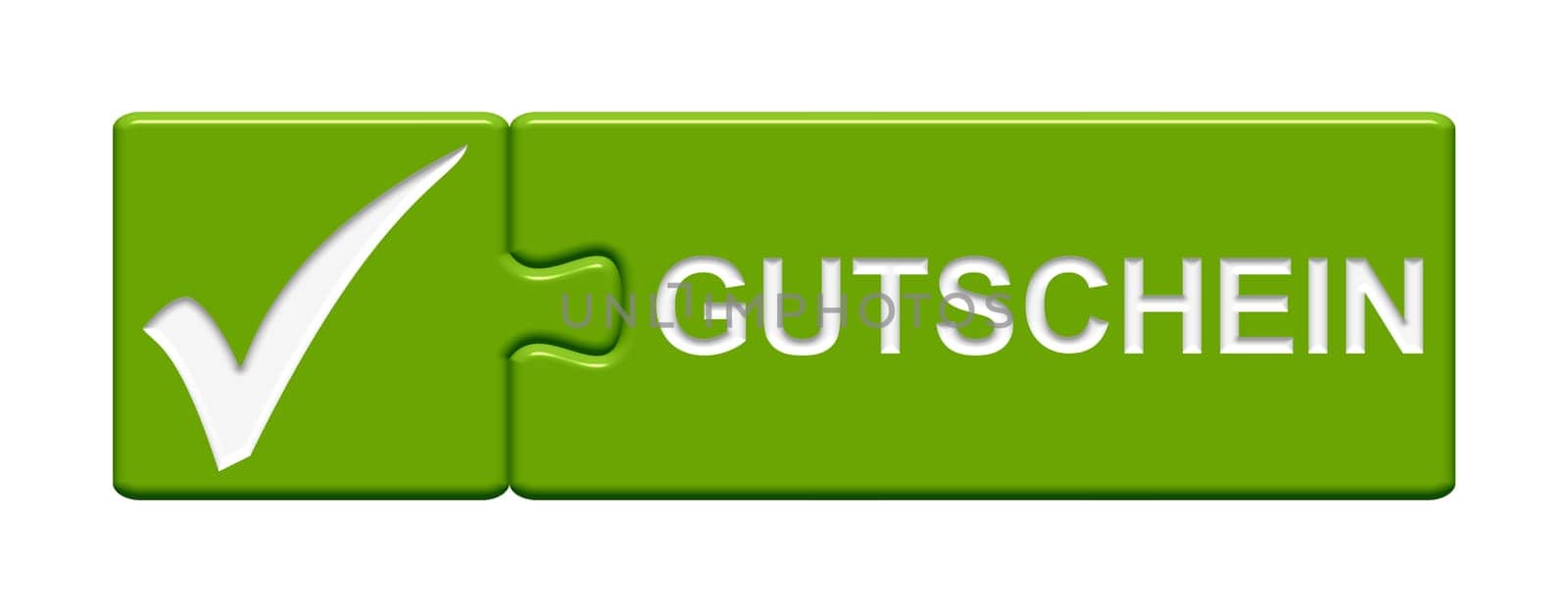 Puzzle button green: Voucher