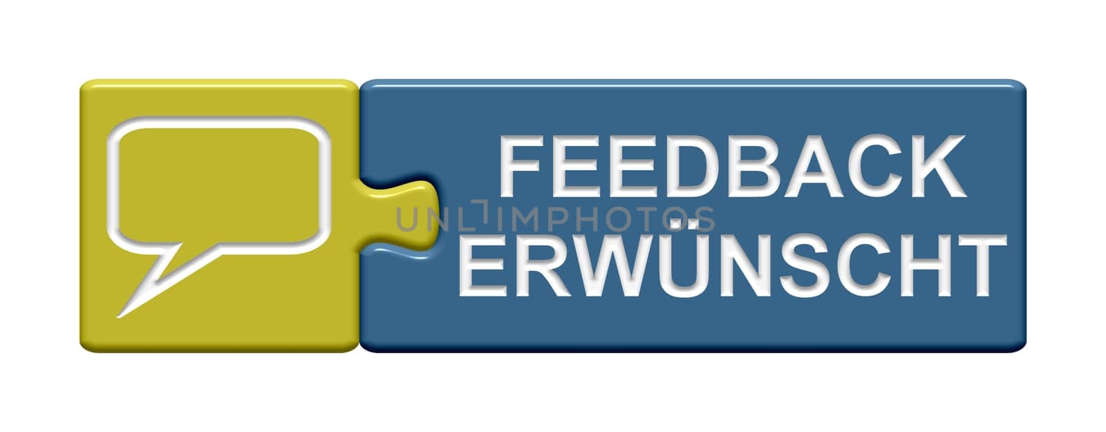 Puzzle button yellow blue: feedback desired