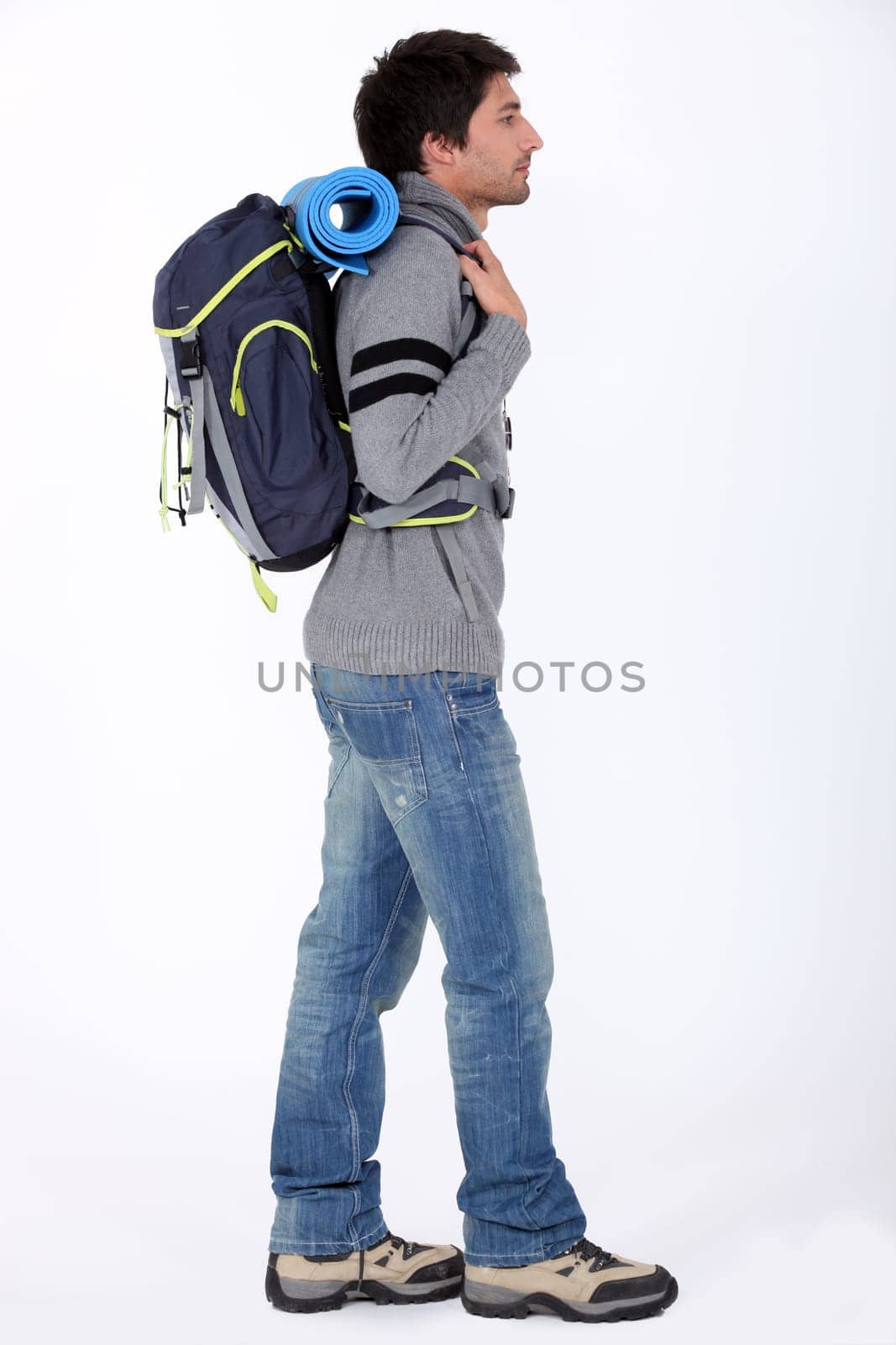 Going mountain hiking.