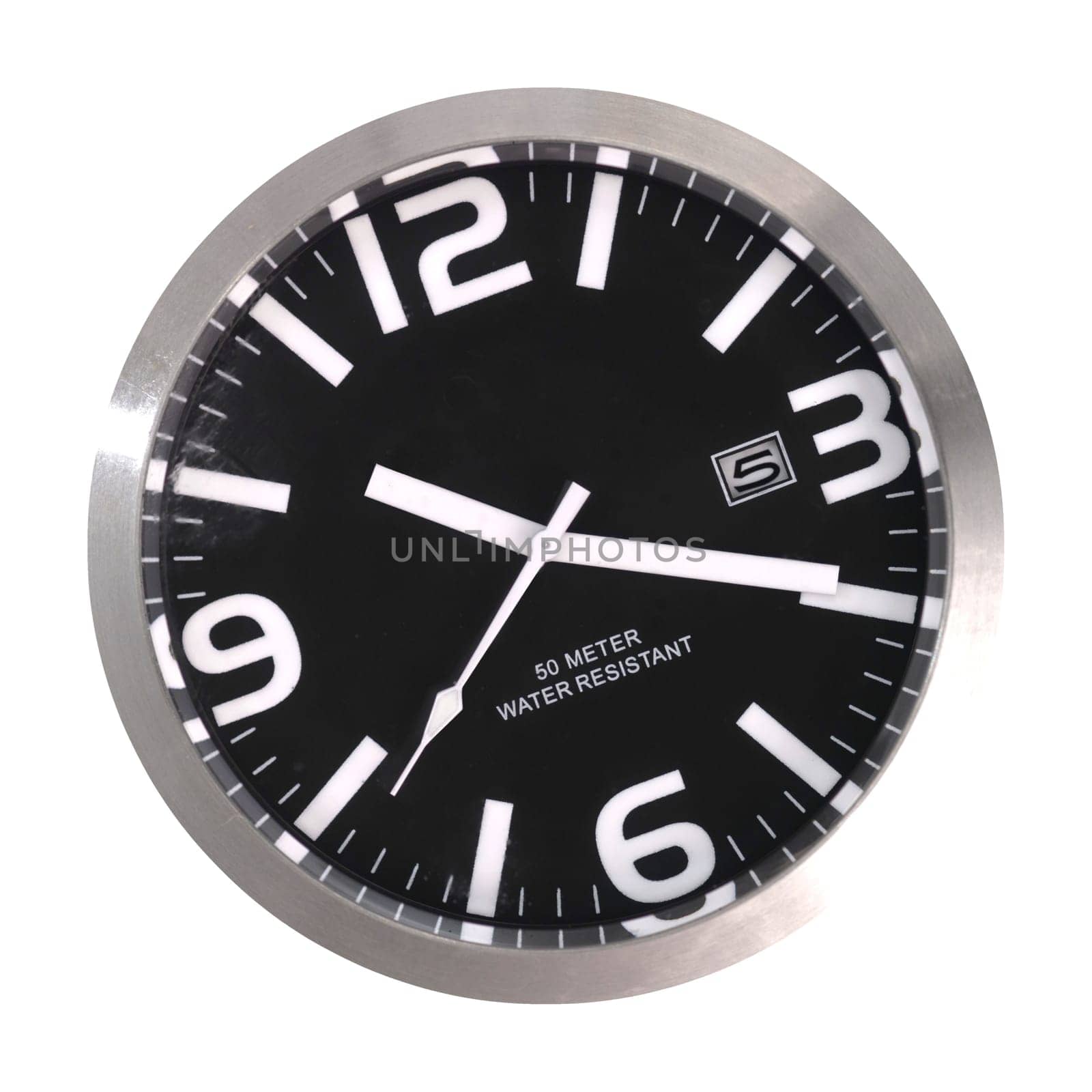 A close up shot of a clock face