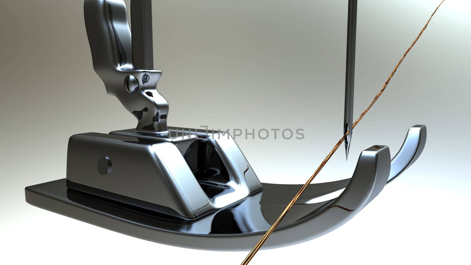 Sewing machine and thread rolling for adv or others purpose use