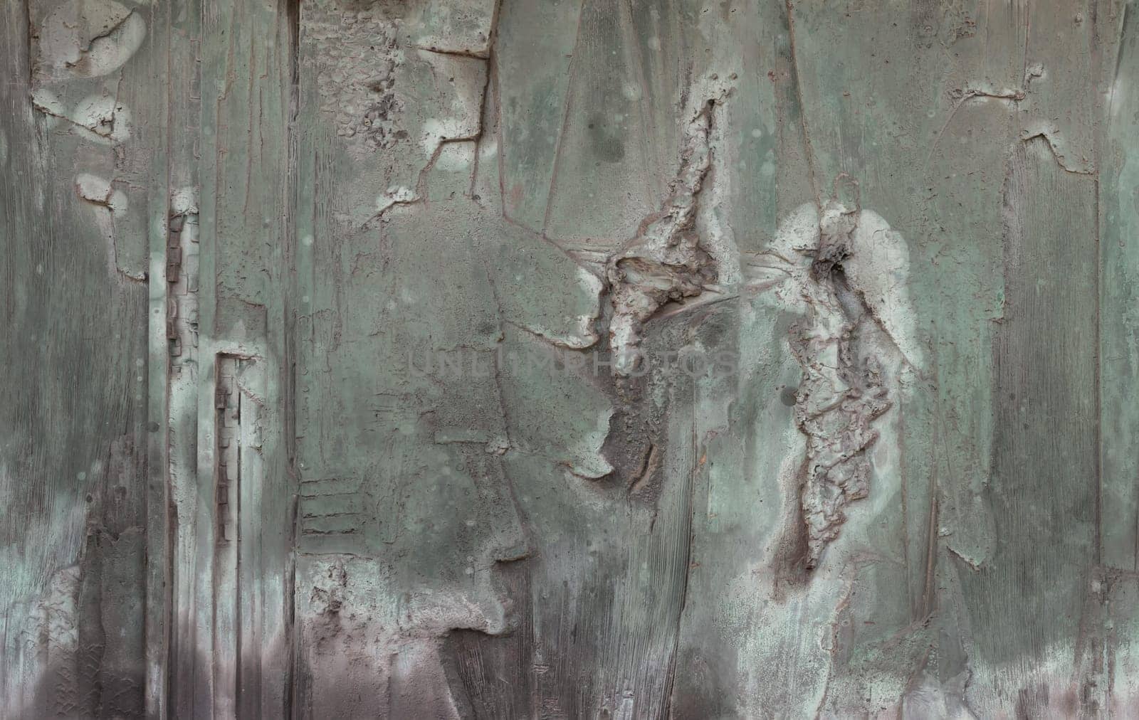 The surface of steel plate art design. Abstract texture background, Old metal surface, Space for text, Selective focus.