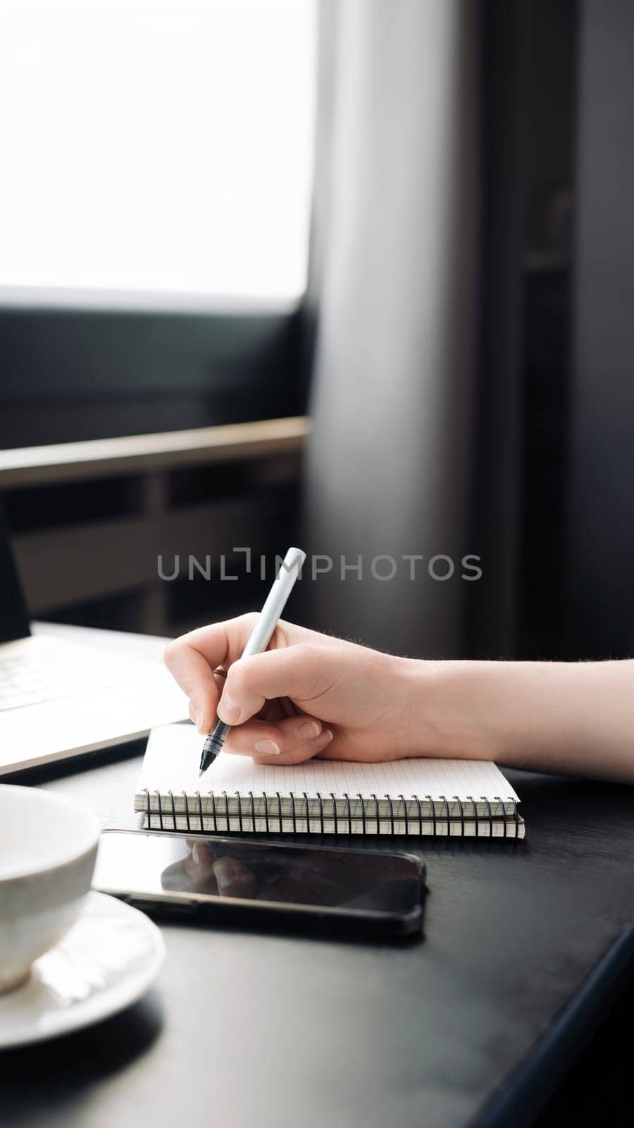 Focused Professional. Businessman at Work in Office, Planning Business Strategy. Journalism in Action: Journalist Engaged in Office Workspace