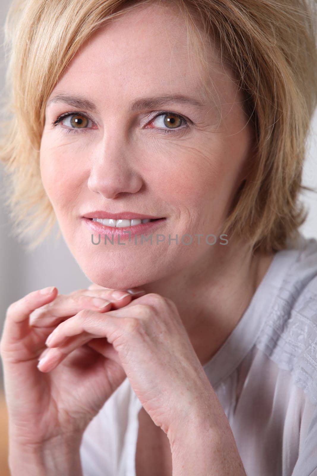 Woman thinking.