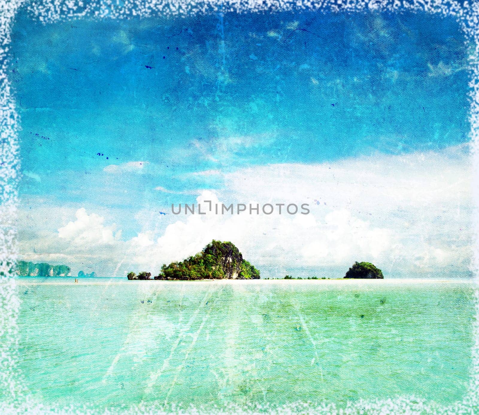 beautiful beach and tropical sea