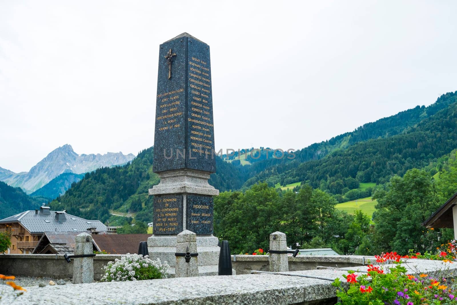 LES CONTAMINES, FRANCE - AUGUST 25