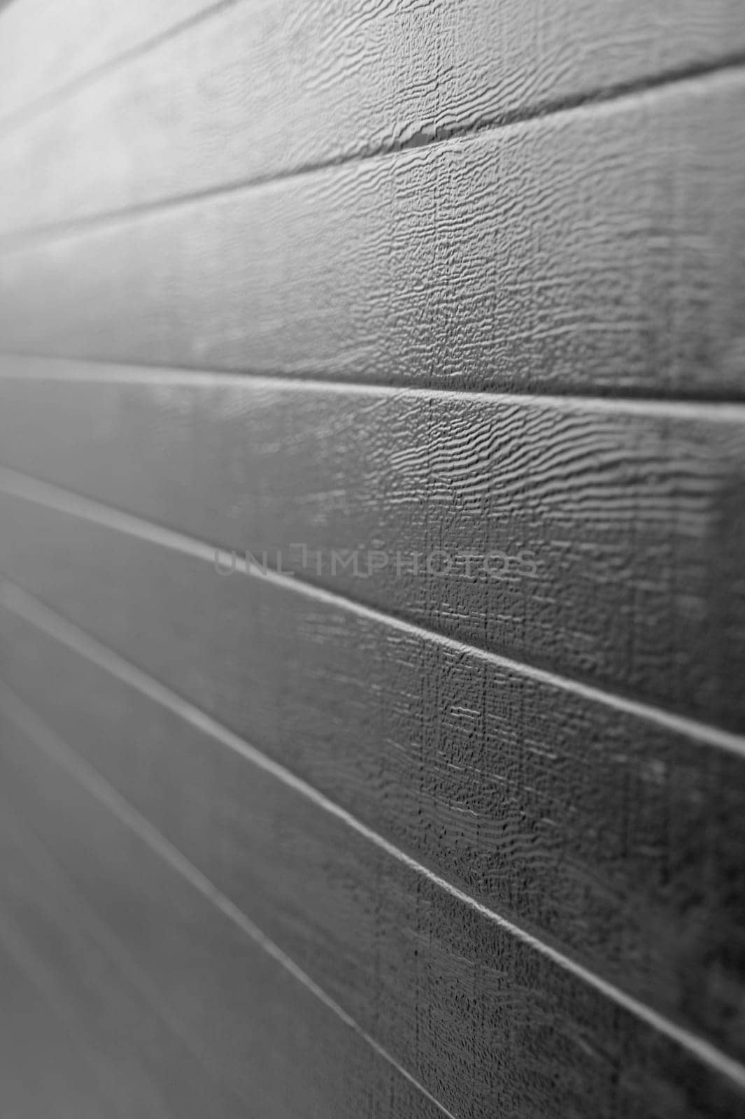 A close up shot of wood panelling