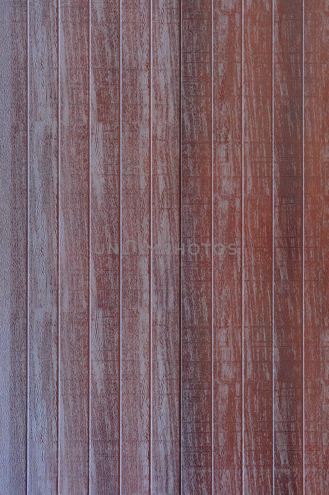 A close up shot of wood panelling