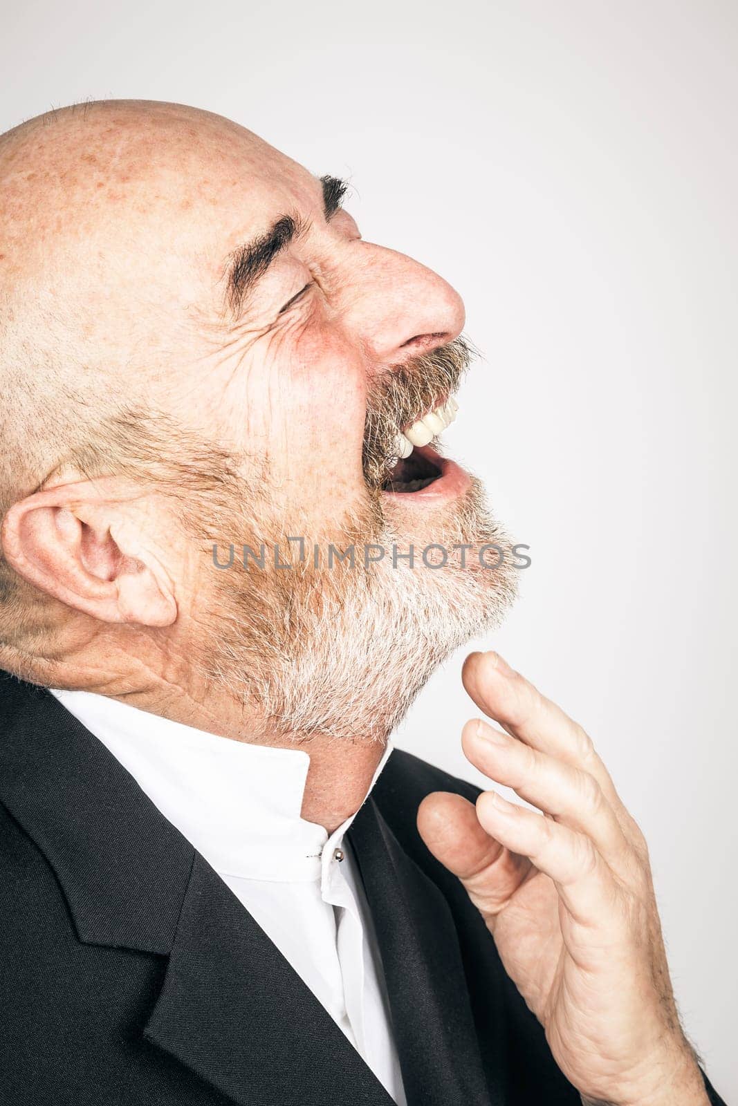 An old man with a grey beard