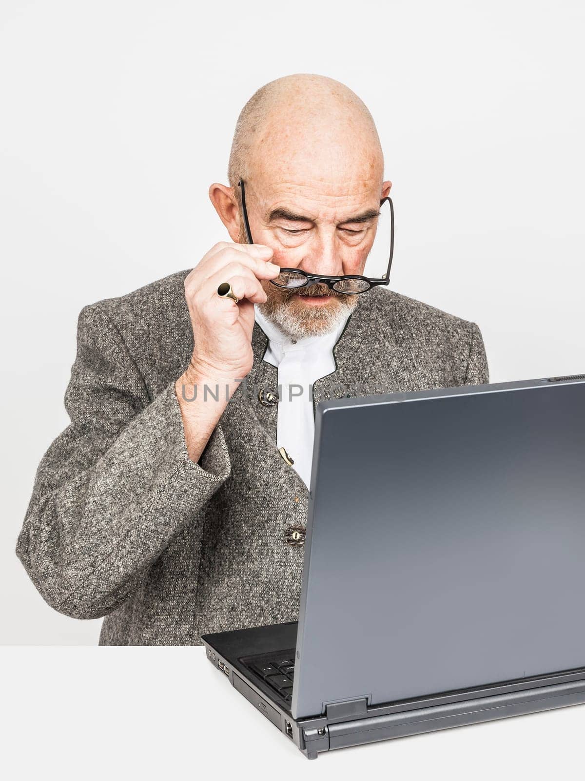 An old man with a grey beard