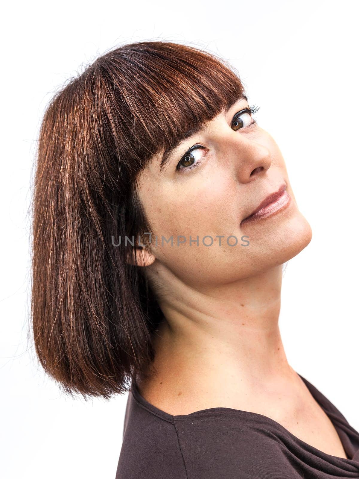 An image of a beautiful brunette woman