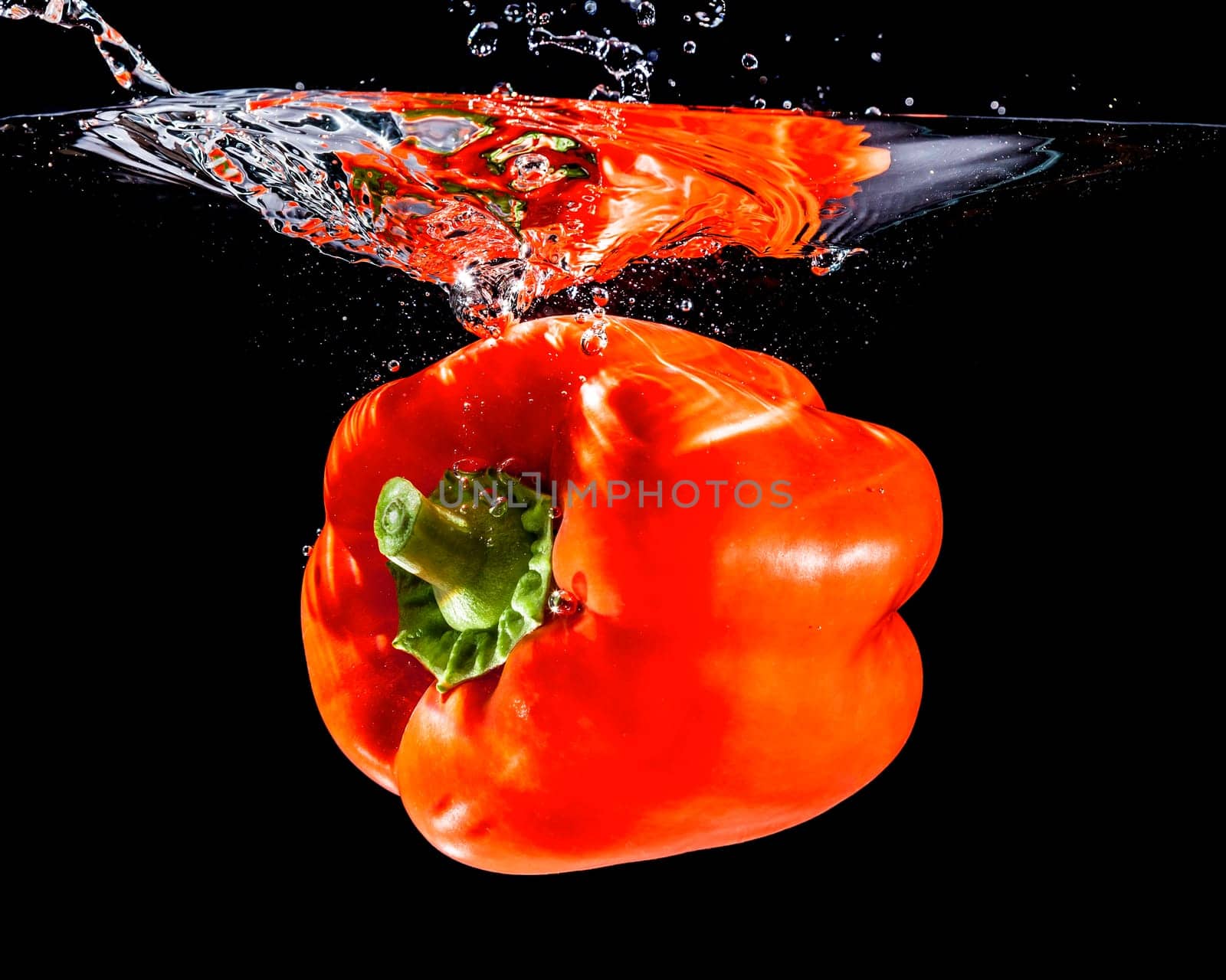An image of food in the water
