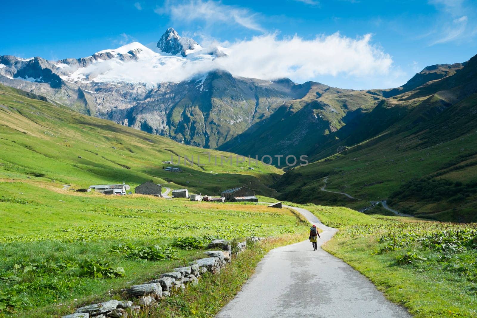 VILLE DES GLACIERS, FRANCE - AUGUST 27