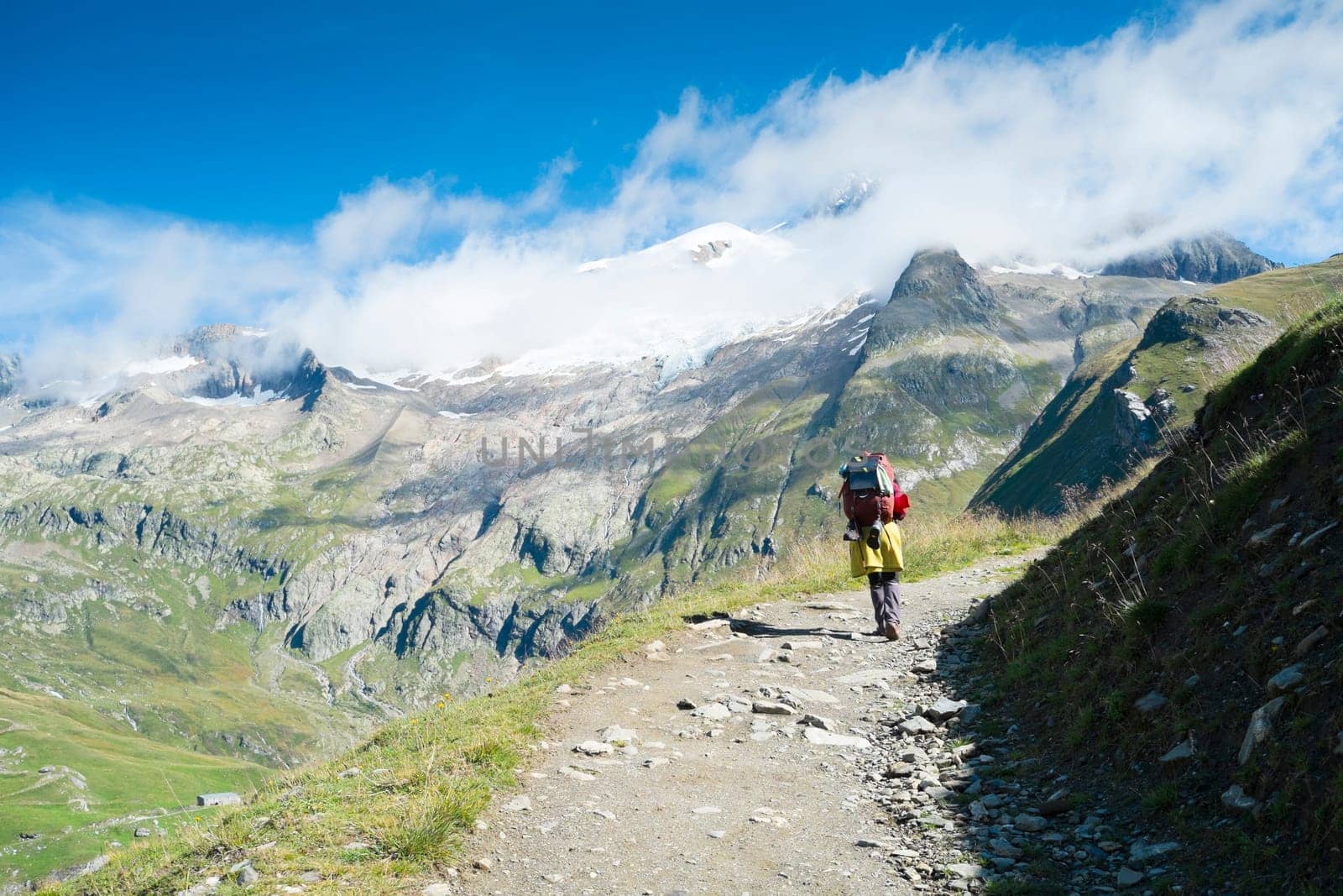 VILLE DES GLACIERS, FRANCE - AUGUST 27