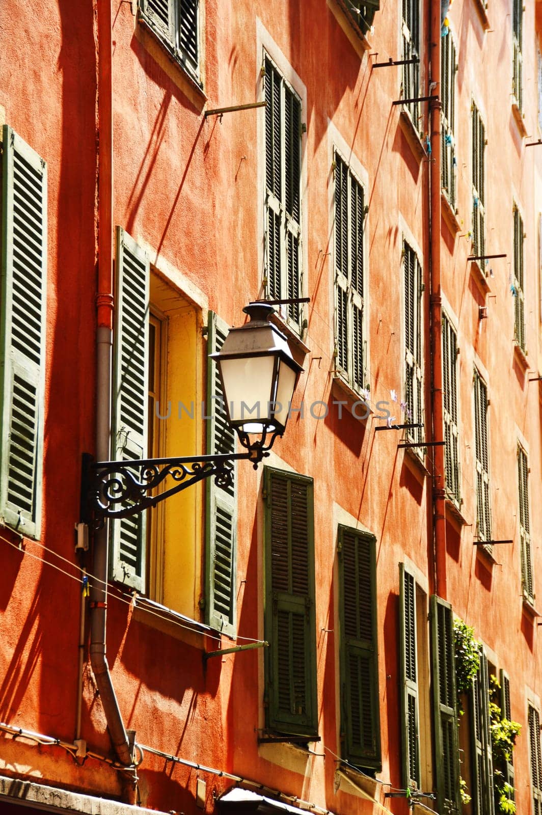 Old town architecture of Nice on French Riviera