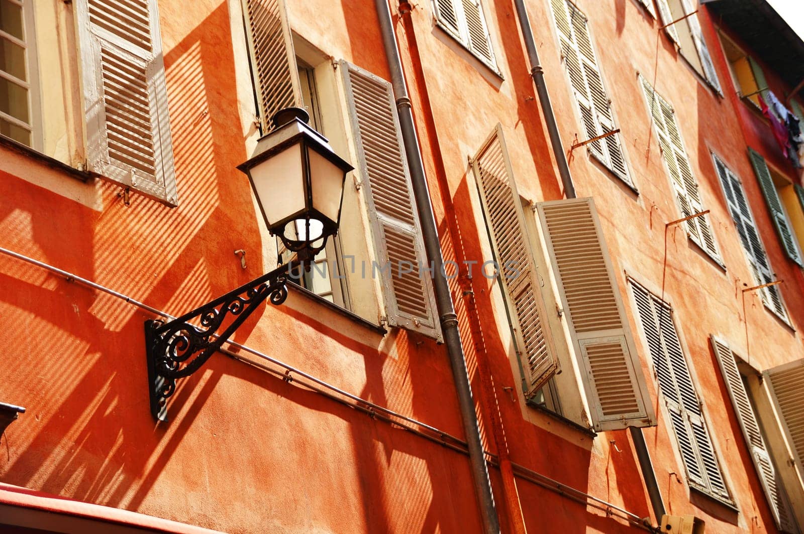 Old town architecture of Nice on French Riviera