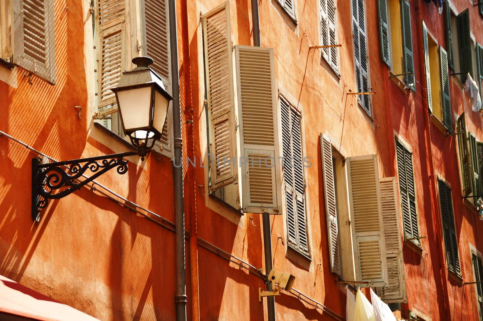 Old town architecture of Nice on French Riviera