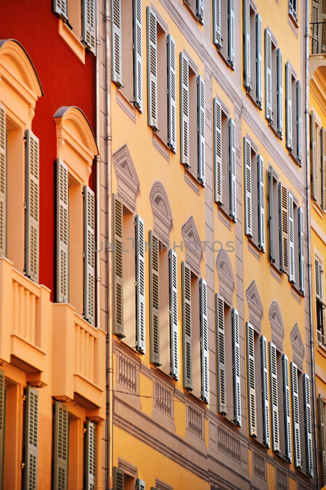 Old town architecture of Nice on French Riviera