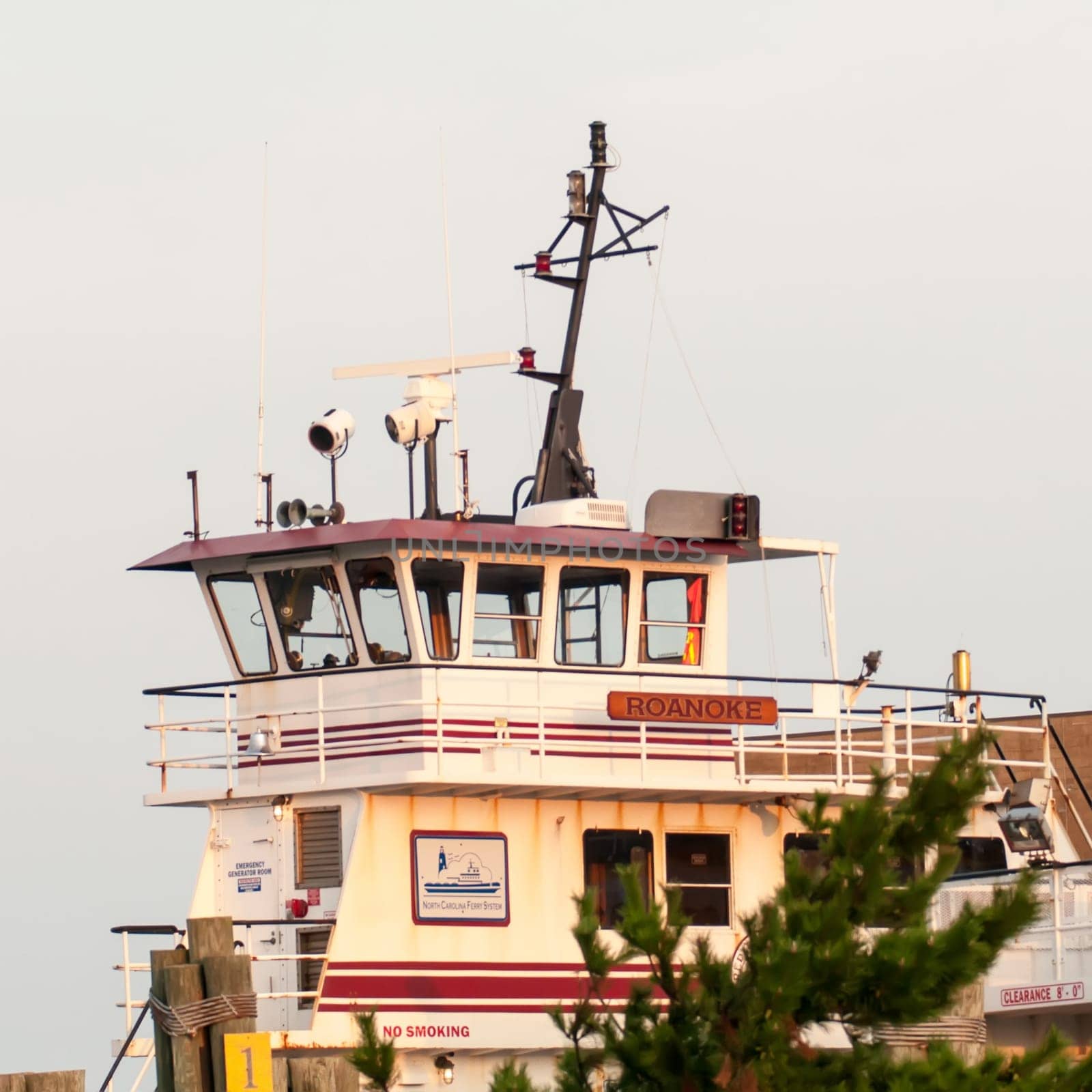 boats in the marina at sunrise at cap hatteras island