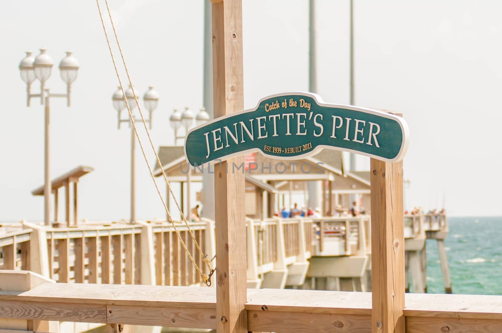 Jennette's Pier in Nags Head, North Carolina, USA.