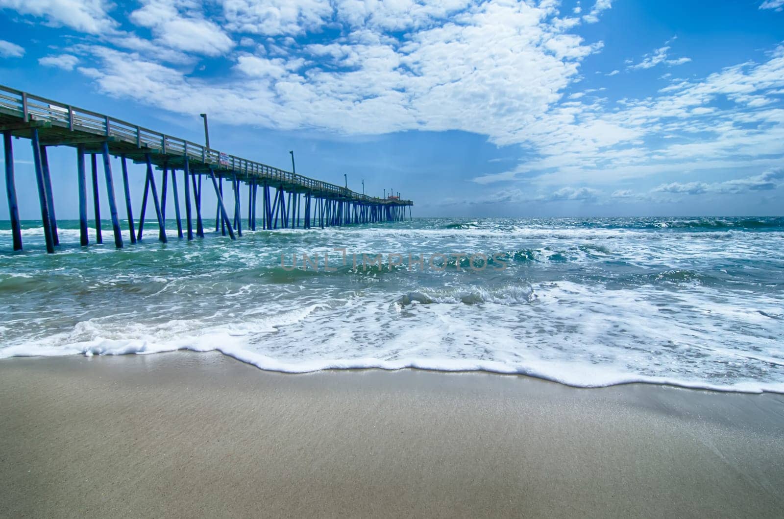 at fishing pier on the Outer Banks, North Carolina