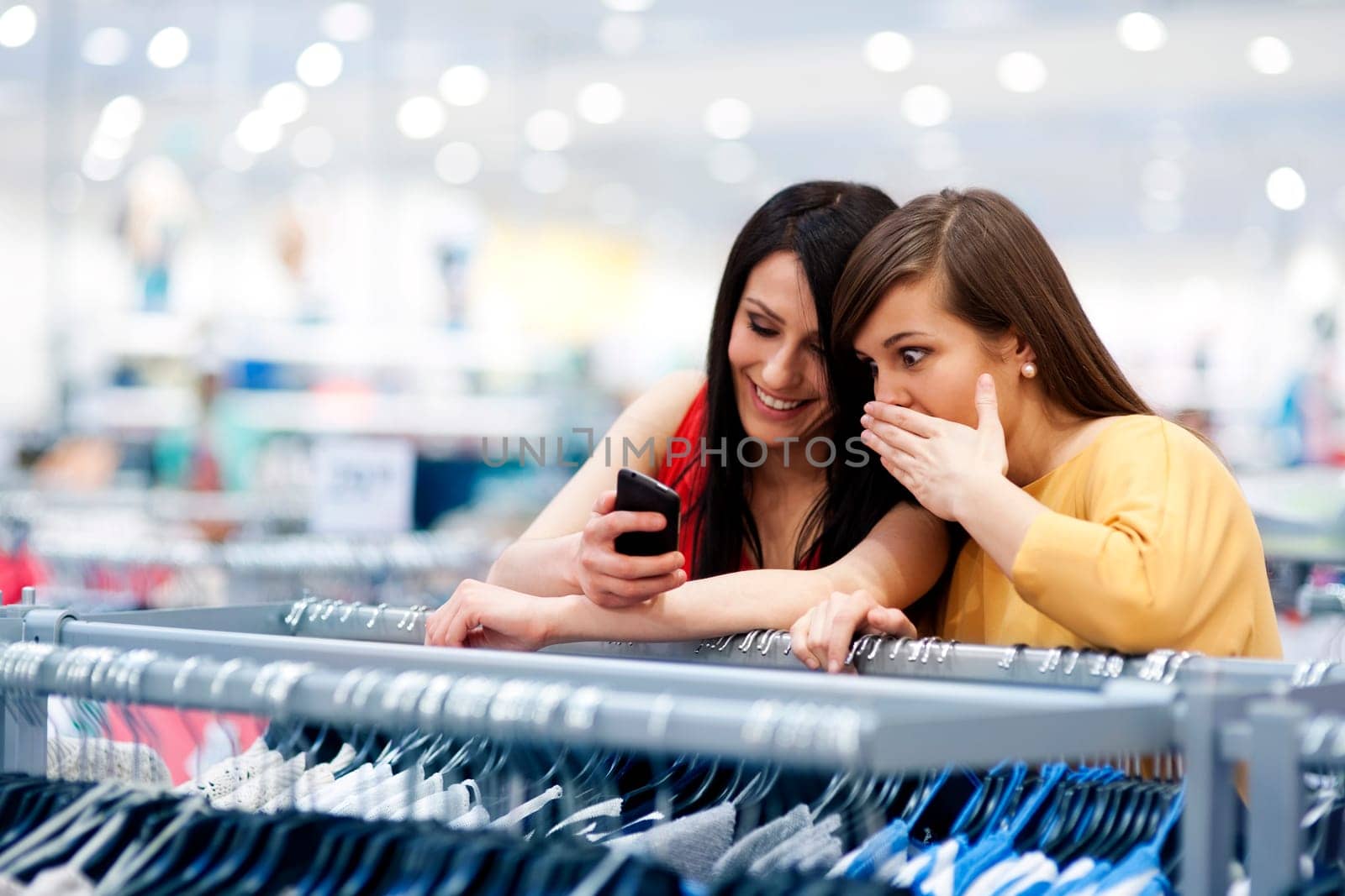 Best friends shopping