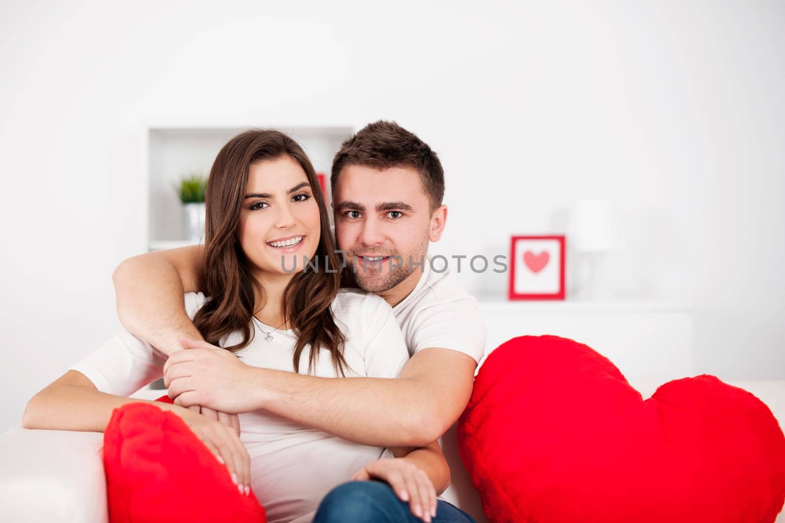 Portrait of loving couple