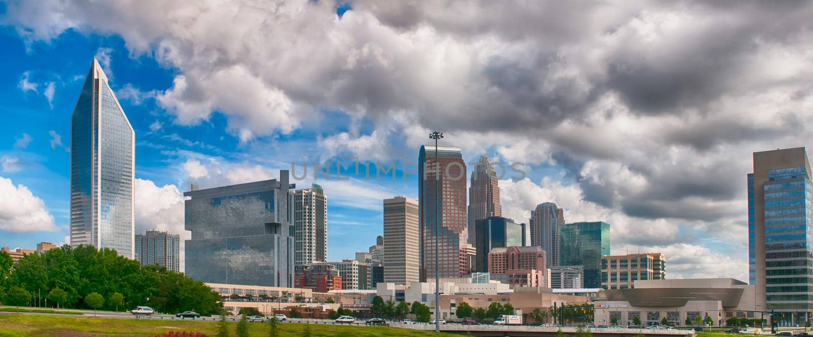 charlotte north carolina skyline panorama
